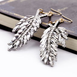 歐美時(shí)尚飾品新趨勢(shì) 水晶羽毛耳環(huán)的優(yōu)雅魅力